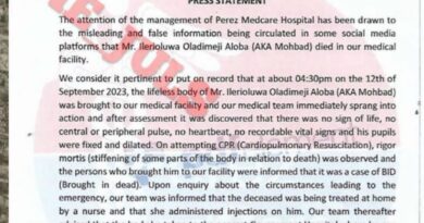 MohBad Was Brought In Dead To Our Facility, Lagos Hospital Releases Statement
