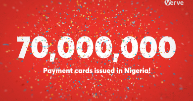 Verve Hits 70 million Payment Cards In Nigeria, Consolidates Market Leadership