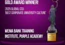 Wema Bank Training Institute, Purple Academy Shines At GlobalCCU Awards, Paris