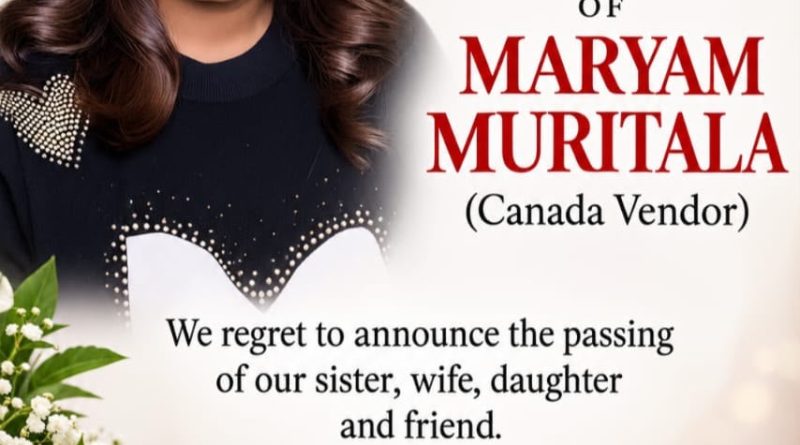 NiDCOM Boss Mourns ‘Rare Gem’ Maryam Murtala, Canadian-Based Entrepreneur And Community Leader