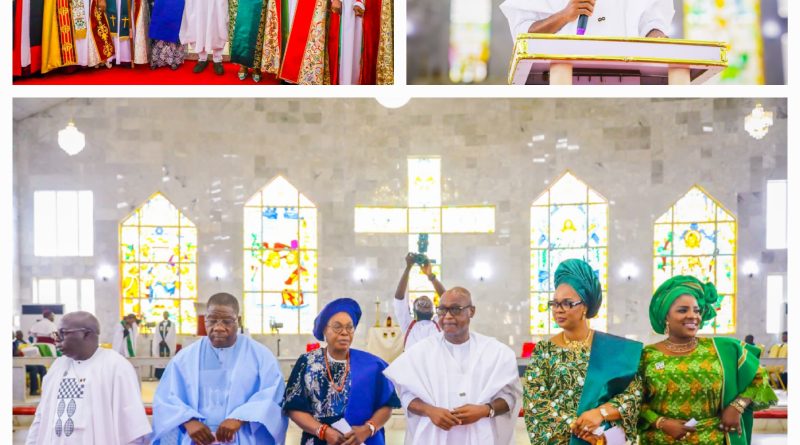 Don’t Distract Oyebanji With  2030 Guber Ambitions, Tinubu Warns At Gov’s Thanksgiving Service